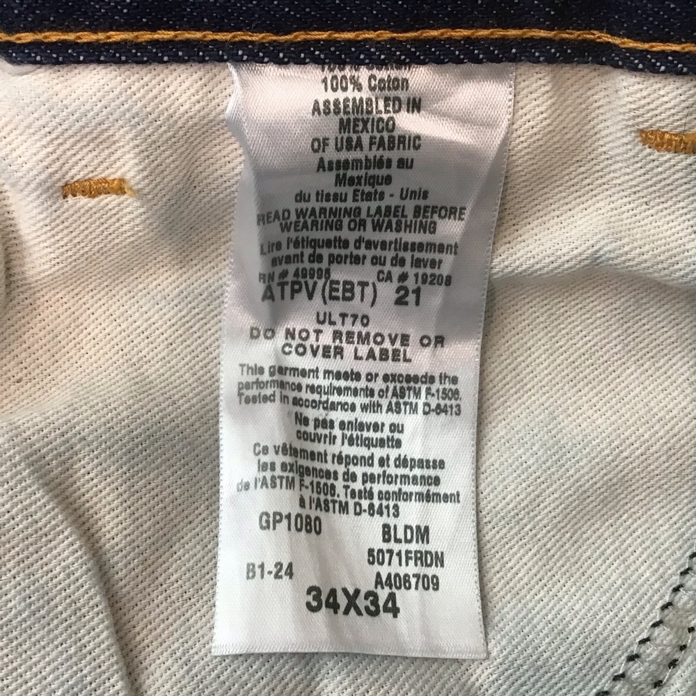 Flame-Resist Work Denim SteelGuard CAT 2 / NFPA‑211New WOT Men's - Picture 3 of 7